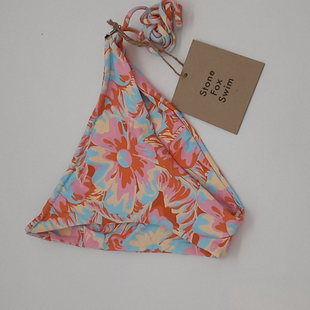 Stone Fox Swim River String Bikini Bottom Flower Power XL